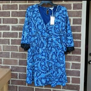 Candies lace bell sleeve babydoll dress